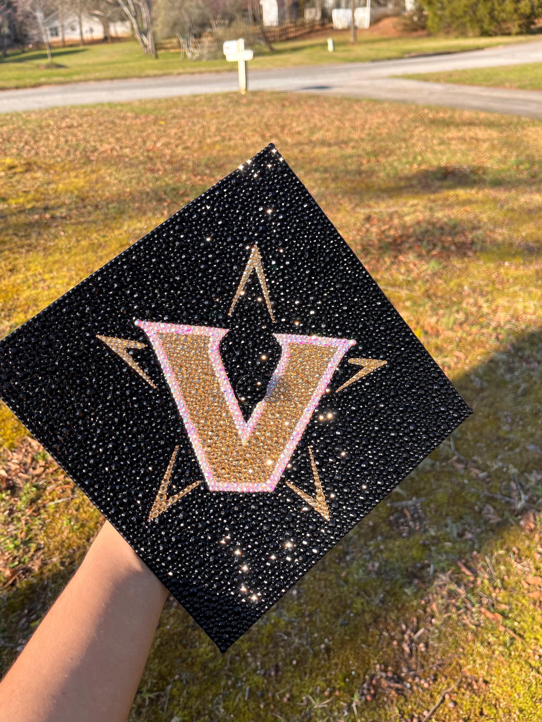CUSTOM Rhinestone Graduation Cap - Etsy