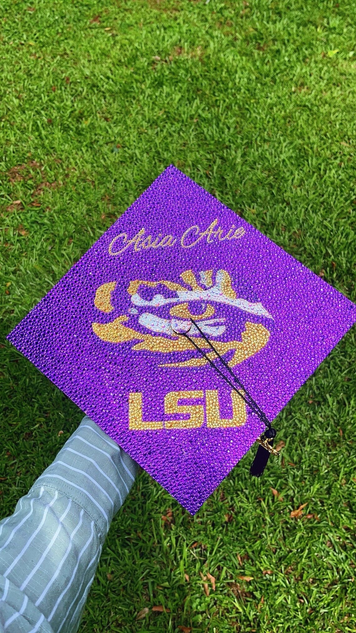 CUSTOM Rhinestone Graduation Cap - Etsy