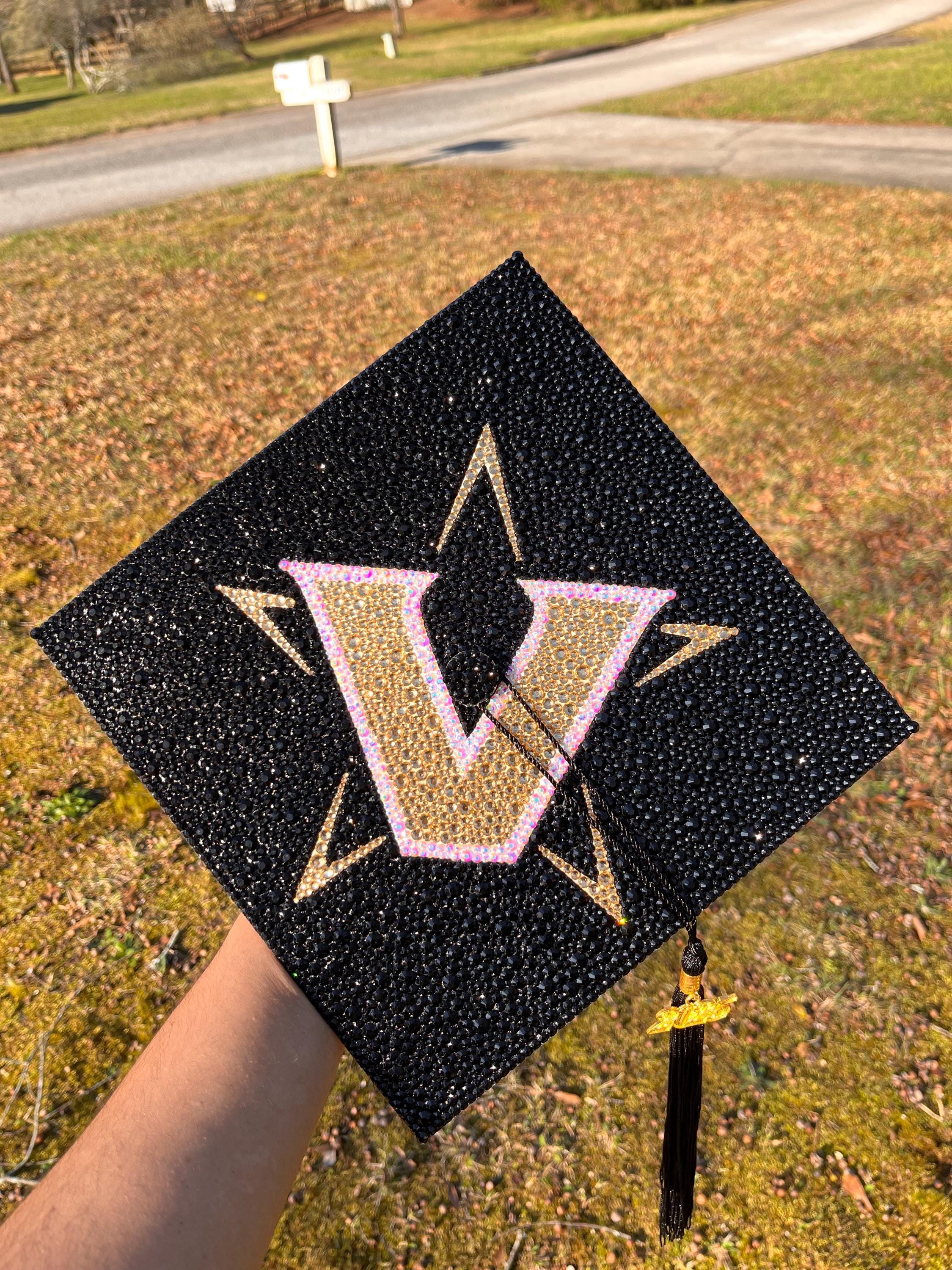 CUSTOM Rhinestone Graduation Cap - Etsy