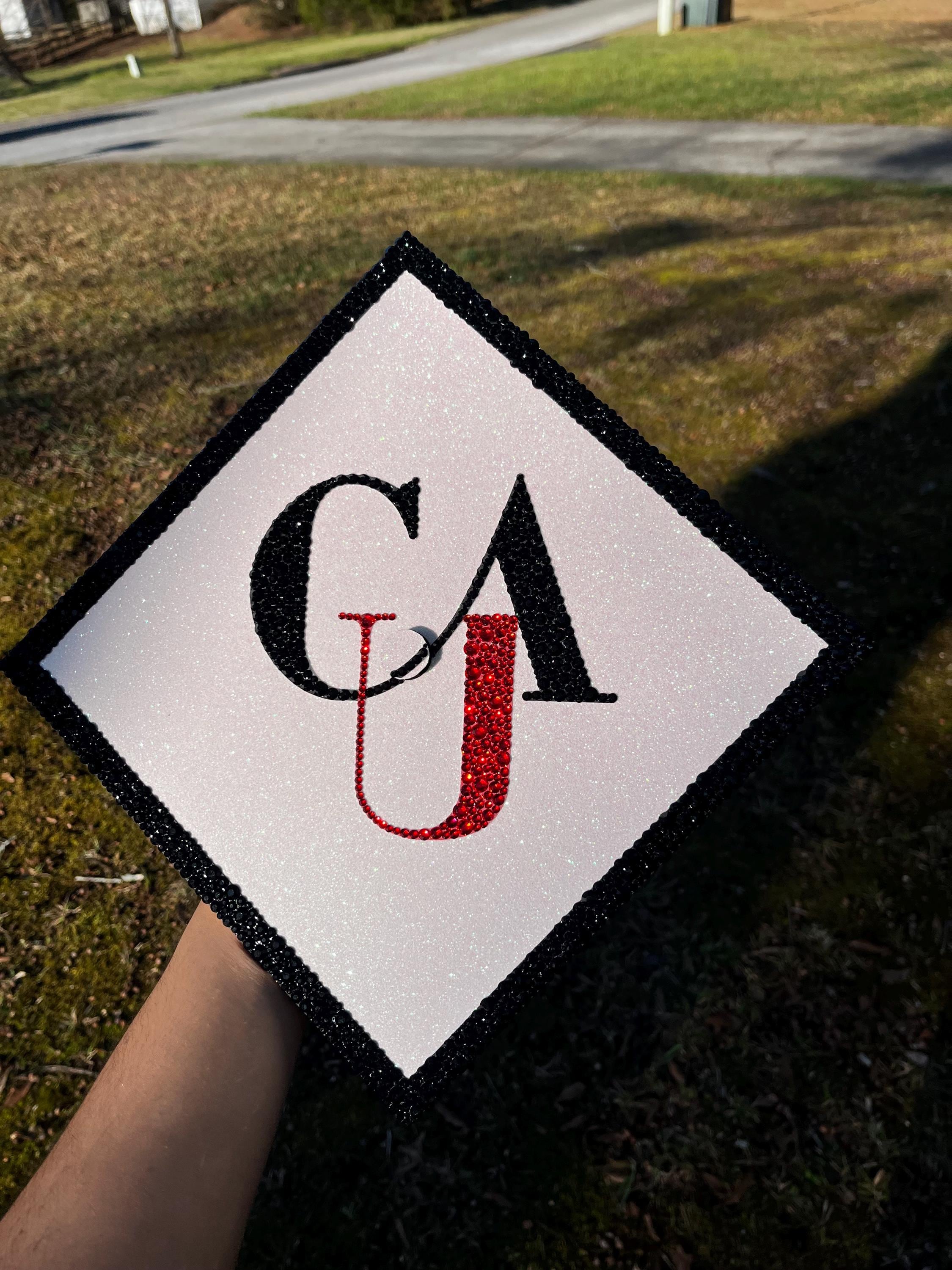 CUSTOM Rhinestone Graduation Cap - Etsy