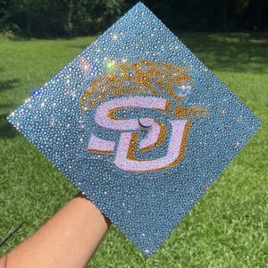 CUSTOM Rhinestone Graduation Cap