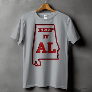 T-shirt Keep It Alabama, T-shirt Alabama State, T-shirt Crimson Tide, chemise Alabama Pride, cadeaux Alabama, T-shirt fan Alabama, chemise Roll Tide