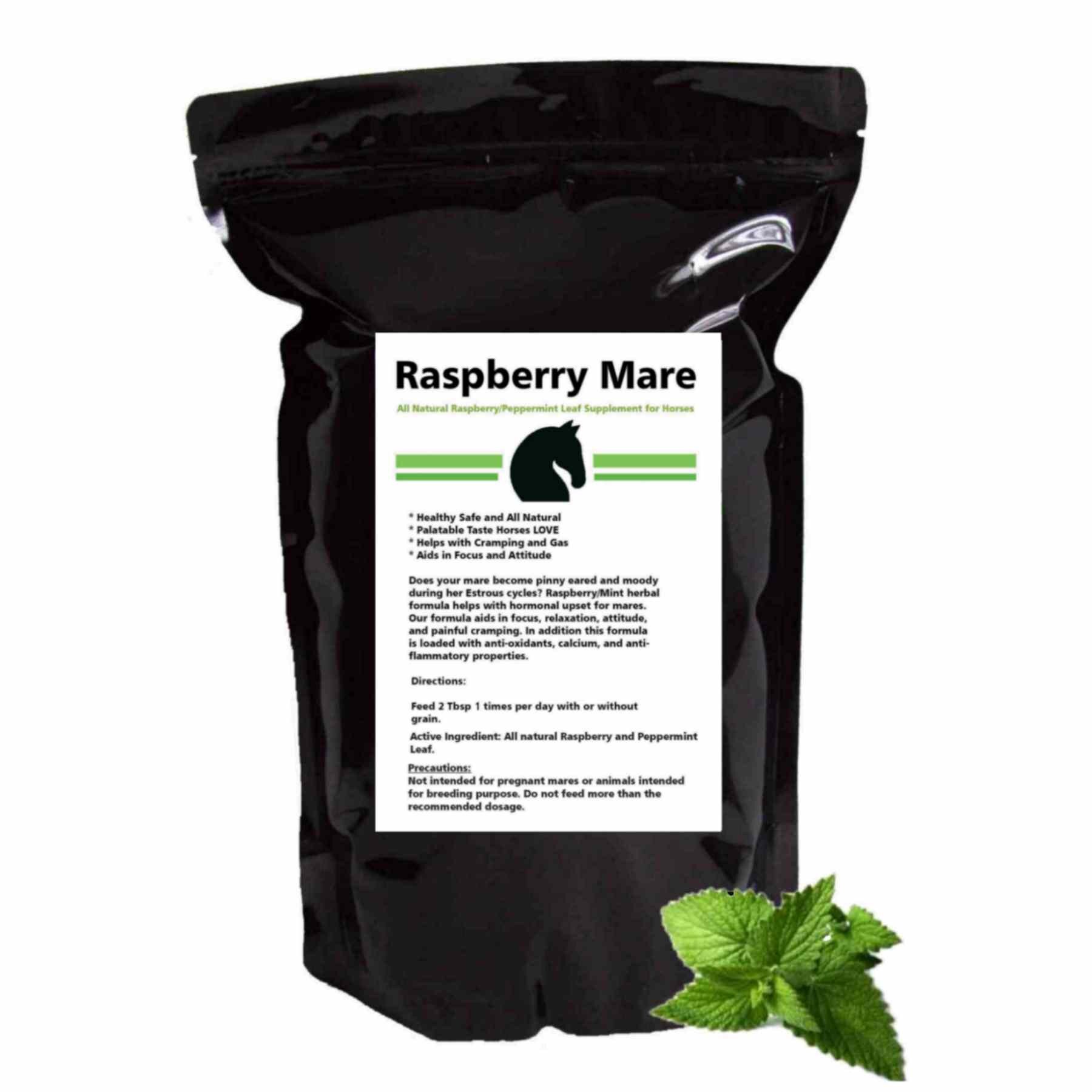 RaspberryMintLeafHormonalandCalmingSupplementforHorses Etsy