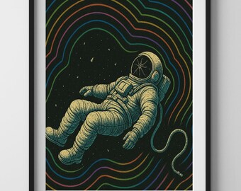 Sin ataduras – Tríptico espacial psicodélico / Astronauta a la deriva en el espacio (Descarga digital)