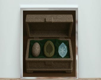 Piedras Evolutivas inspiradas en Pokémon: Luna, Hoja y Hielo (Descarga digital)