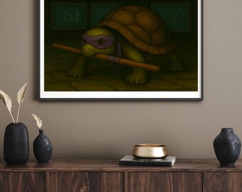 Lámina artística de las Tortugas Ninja: Héroe cibernético de las alcantarillas (descarga digital)