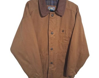 Vintage Forest Club Men's size Large Chore Field Utility Barn Work Coat Jacket