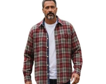 Vintage Pendleton 100% Wool Mens size Large Plaid Flannel Heritage Classic Shirt