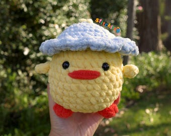 Crochet plushie | Duck in a hat