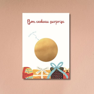Carte à gratter personnalisée – Annonce de grossesse à imprimer (PDF)