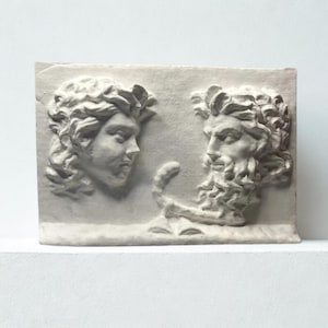 Metropolitan Museum Relief Reproduction | Double-Sided Plaster Sculpture Decor