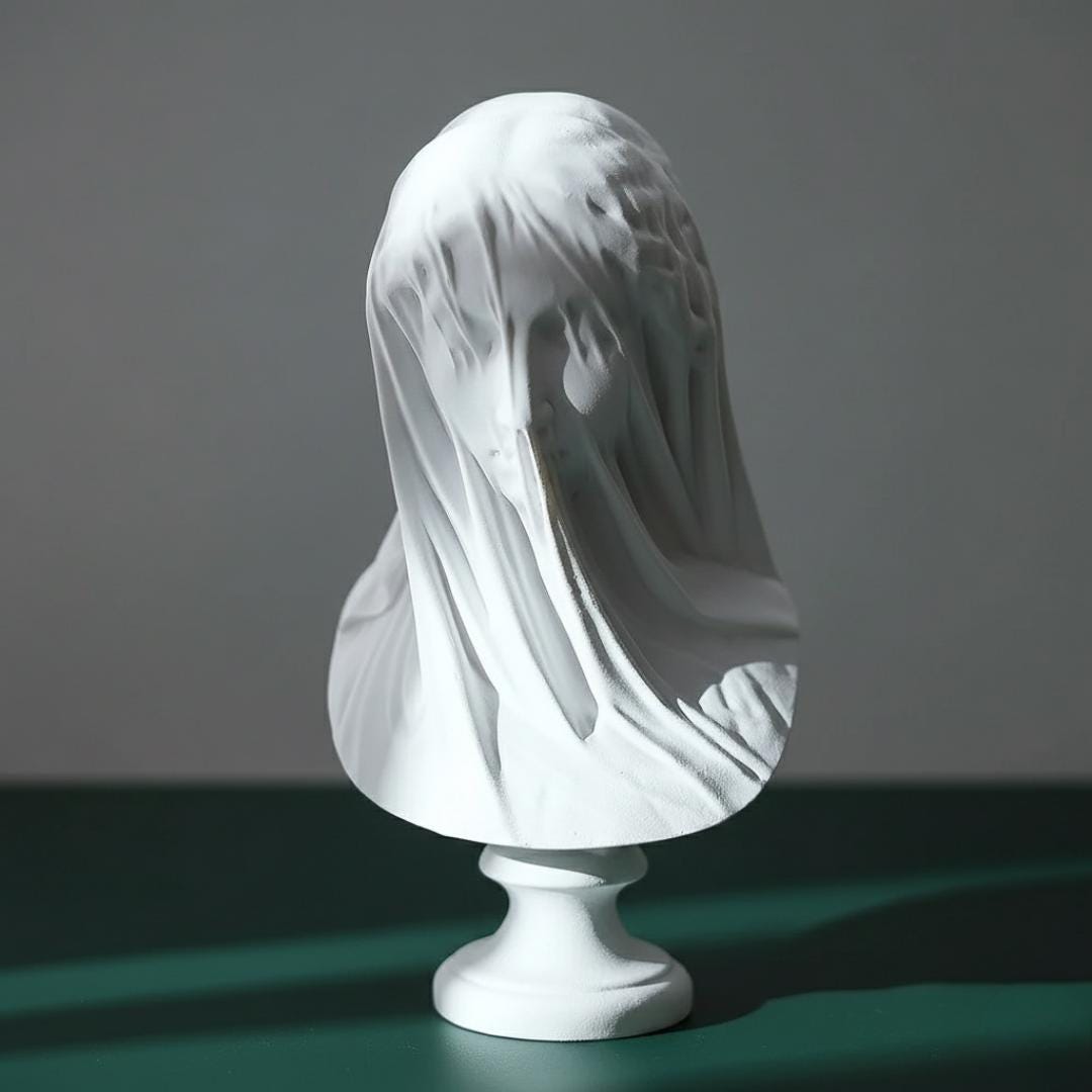 Veiled lady bust - Etsy 日本