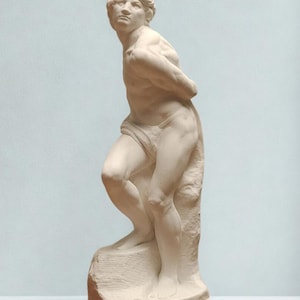 Michelangelo Replica Statue | Mini Plaster Sculpture Desk Art Decor