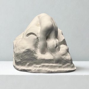 Rodin’s Danaïd Plaster Statue | Artistic Figure Sculpture Desk & Home Decor