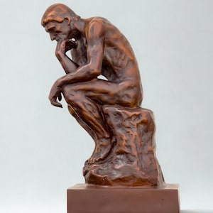 The Thinker Bronze Sculpture Replica: Rodin Statue, Classic Home Decor