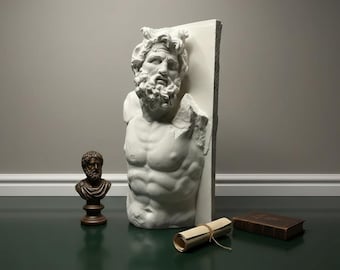 Laocoön Greek Bust Statue | Nordic Gypsum Sculpture for Home & Office Decor