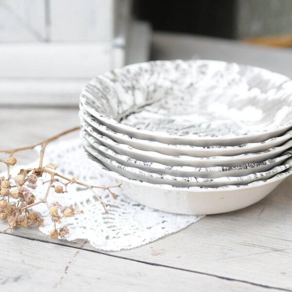 Ironstone Transferware Bowl Set