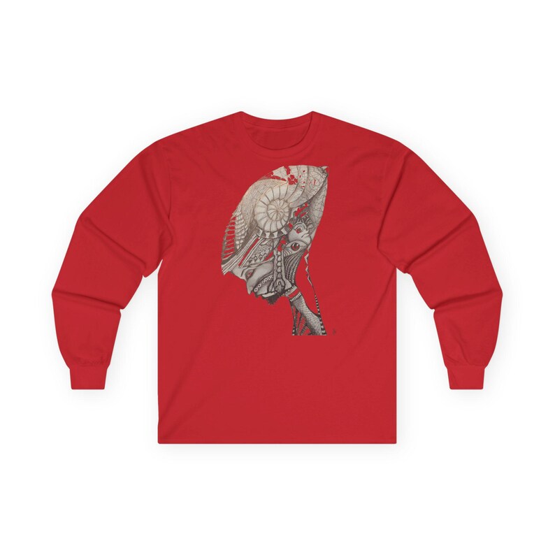 Starfield Night Sky Long Sleeve Tee | Cosmic Celestial Stretch image 8