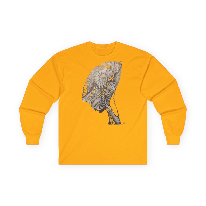 Starfield Night Sky Long Sleeve Tee | Cosmic Celestial Stretch image 4