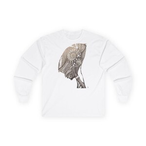 Starfield Night Sky Long Sleeve Tee | Cosmic Celestial Stretch image 2