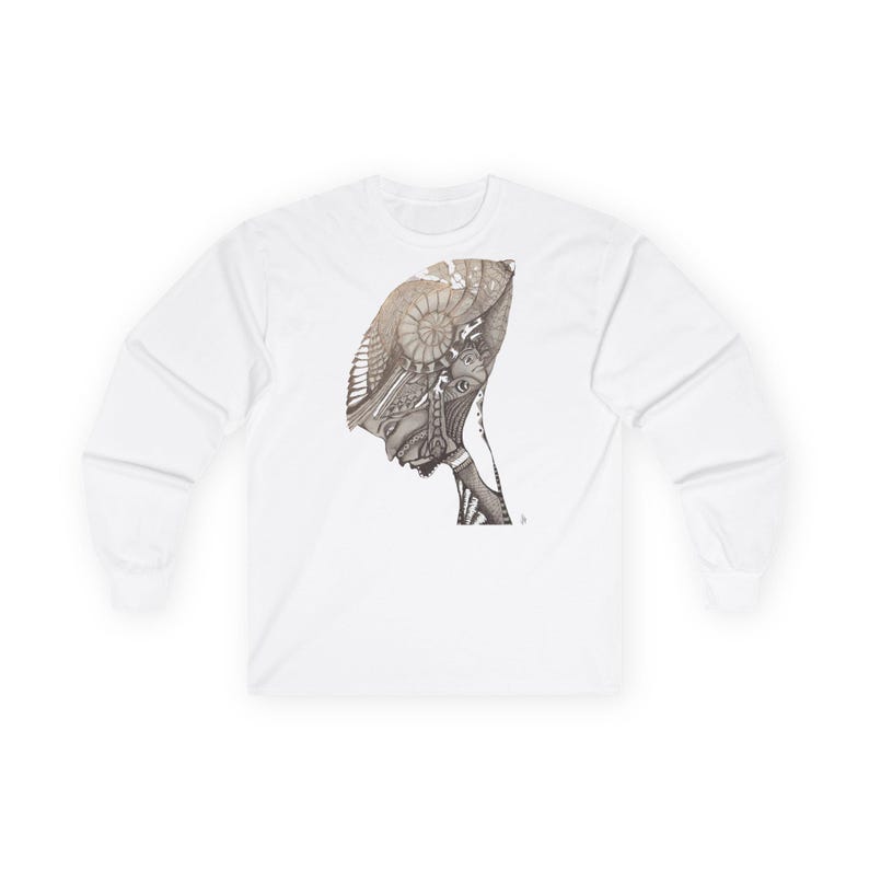 Starfield Night Sky Long Sleeve Tee | Cosmic Celestial Stretch image 2