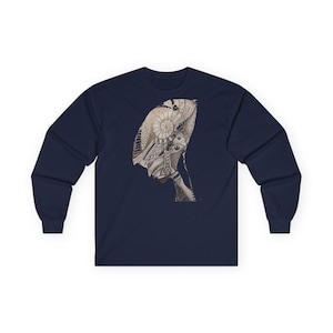 Starfield Night Sky Long Sleeve Tee | Cosmic Celestial Stretch image 1