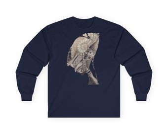 Starfield Night Sky Long Sleeve Tee | Cosmic Celestial Stretch