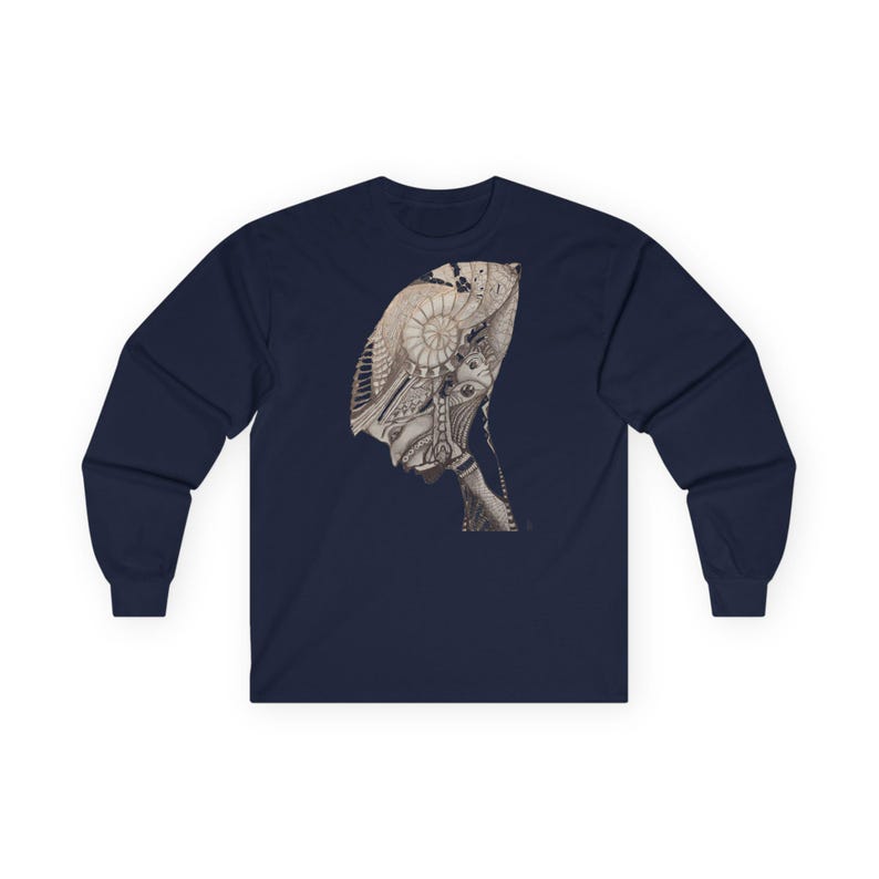 Starfield Night Sky Long Sleeve Tee | Cosmic Celestial Stretch image 1