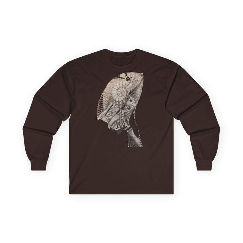 Starfield Night Sky Long Sleeve Tee | Cosmic Celestial Stretch image 5