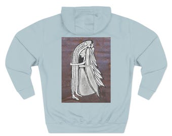 Angelic Patronage of Kindness Three-Panel Fleece Hoodie | Antanora Angelic Series