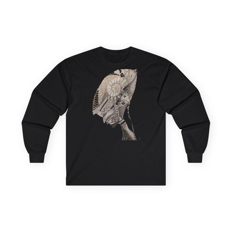 Starfield Night Sky Long Sleeve Tee | Cosmic Celestial Stretch image 3