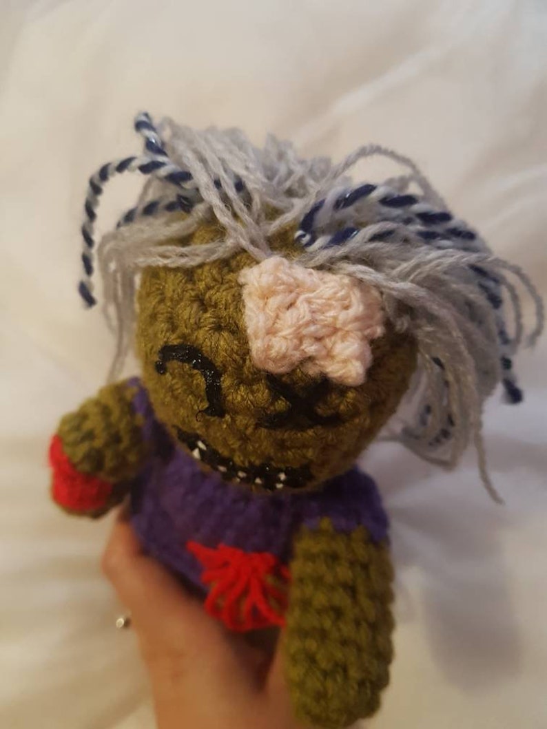 crochet zombie doll