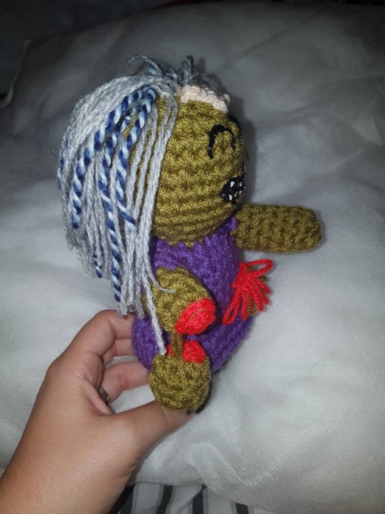 crochet zombie doll