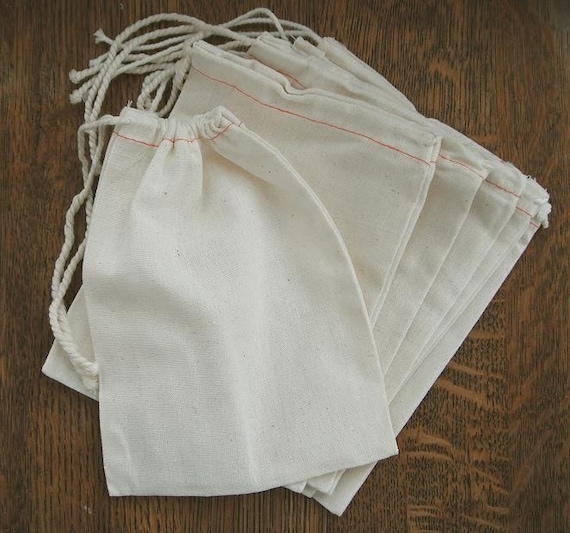 Tiny Cotton Muslin Bags Pouches 2 in X 3.5 In Gift Bags Unbleached Muslin  Favor Bags, Cotton Pouches 