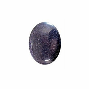 1pc 8x6 Blue Goldstone Cabochon raw gem stone gemstone semi precious stone ( jewelry finding for- rings pendants necklaces bracelets ) 448x