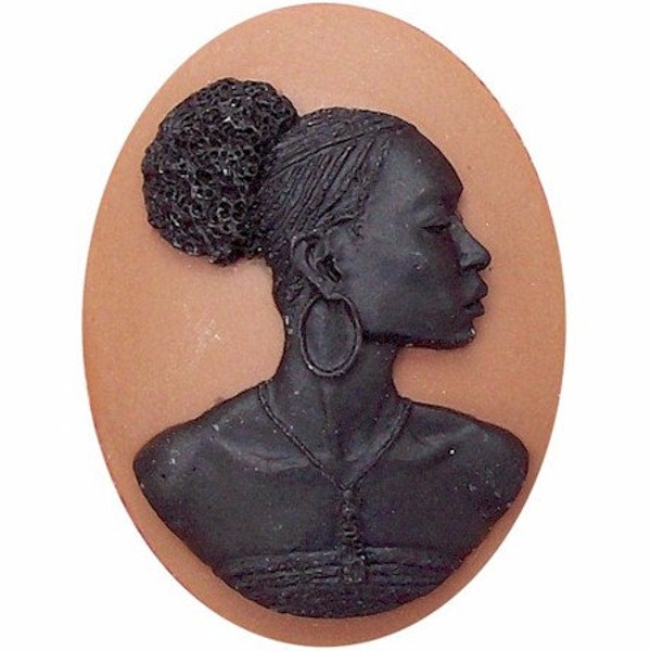 Black Woman Cameo Etsy