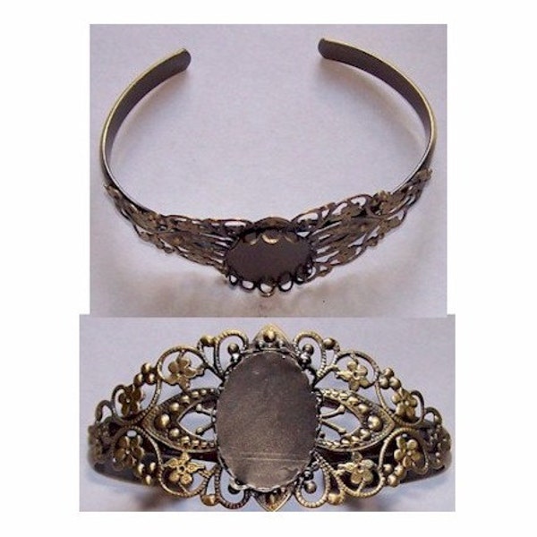 Antique Bronze Bracelet 25x18 Setting Item 434x