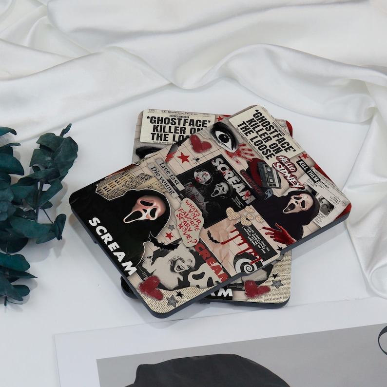 Scream Library Case Scream Ghostface,kindle Case Custom Cover for Paperwhite 11/12 6.8'' 6 ...