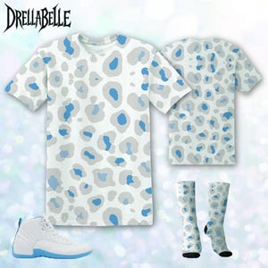 AJ 12 Melo Leopard Pattern 3D Unisex Jacket, T-Shirt, Sweatshirt, Hoodie, Socks, Outfit To Match Sneaker