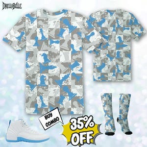 AJ 12 Melo Pattern Chess 3D Jacket, T-Shirt, Sweatshirt, Hoodie, Socks, Hat Outfit To Match Sneaker