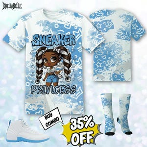 AJ 12 Melo Sneaker Princess 3D Jacket, T-Shirt, Sweatshirt, Hoodie, Socks, Hat Outfit To Match Sneaker