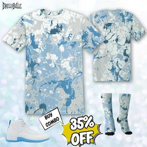 AJ 12 Melo Pattern Slasher 3D Jacket, T-Shirt, Sweatshirt, Hoodie, Socks, Hat Outfit To Match Sneaker