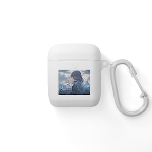 Künstlerische AirPods Case Cover | Einzigartiges Design | Geschenk für Musikliebhaber, AirPods Zubehör, Telefonzubehör, süßes Tech Cover