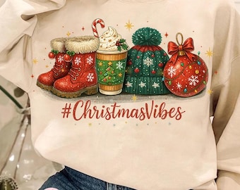 Weihnachtsstimmung PNG, lustiges Feiertags-Sublimationsdesign (digitaler Download)