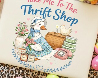 Vintage Gans Clipart | Cottagecore Thrifting Art (Digitaler Download)