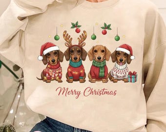 Clipart di cane di Natale PNG / Corna di renna, illustrazione di animale domestico per le vacanze (download digitale)