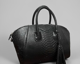 Handmade Exotic Snake Skin Handbag Perfect for Everyday and Special Occasions, Exotic Skin Bag, Leather Bag, Python Leather