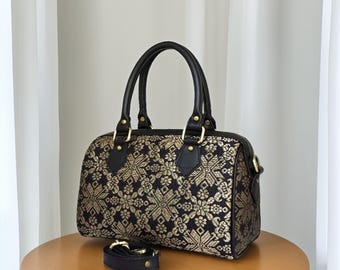 Harmonie culturelle Songket Batik Dharma Sac en tissu tissé à la main, sac batik, cabas batik, sac à main batik, sac ethnique, sac tissé