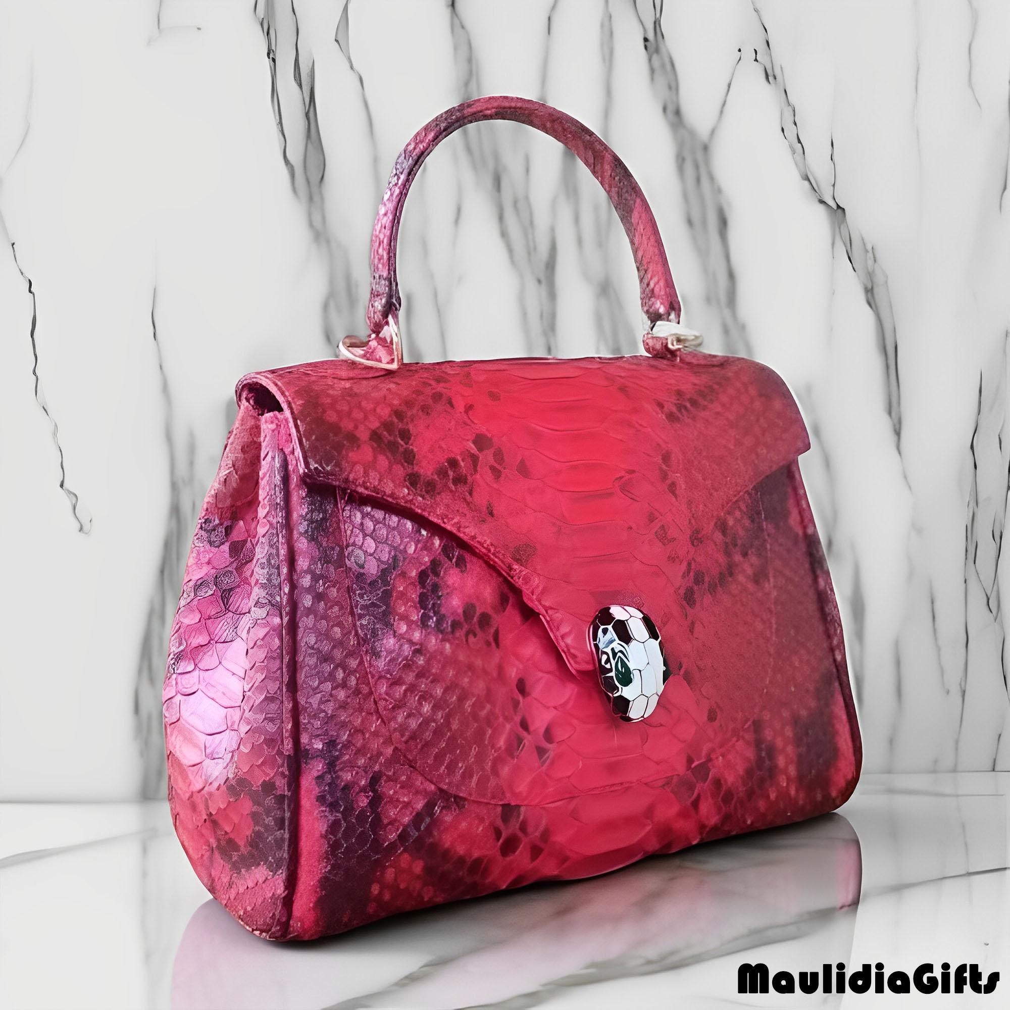 Authentic Python Skin Bag – Exotic Snake Leather, Snake Leather Bag ...