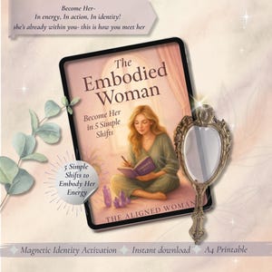 A beautifully designed digital guide for women awakening to their power — explore feminine embodiment, self-worth rituals, and soulful align